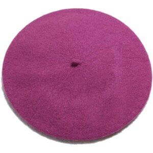 French Beret - Wool Solid Color Womens Beanie Cap Hat